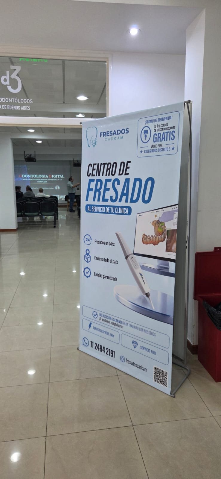 Banner de Fresados CAD CAM en el Círculo Odontológico